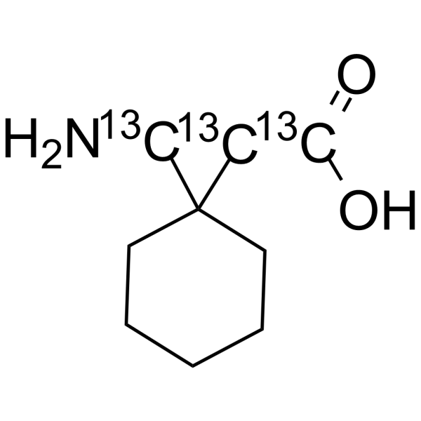 Gabapentin-13C3 Structure