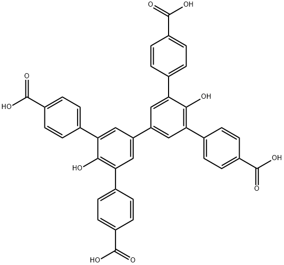 4,4'-dihydroxybiphenyl-3,3',5,5'-tetra(phenyl-4-carboxylic acid picture