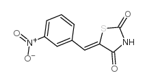 5-[(3-NITROPHENYL)METHYLENE]-1,3-THIAZOLANE-2,4-DIONE Structure