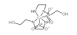 Cobalt(1+),bis[2-[(2-aminoethyl)amino]ethanol]dinitro-, iodide (8CI)结构式