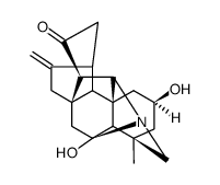 13-Oxodelnudane-2α,6β-diol结构式