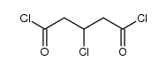 3-chloro-pentanedioyl dichloride Structure