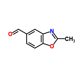 2-甲基-1,3-苯并噁唑-5-甲醛结构式