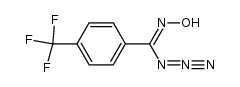 N'-hydroxy-4-(trifluoromethyl)benzimidoyl azide Structure