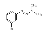 1-Triazene,1-(3-bromophenyl)-3,3-dimethyl-结构式