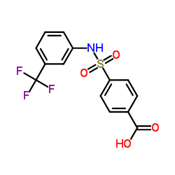 4-(3-Trifluoromethyl-phenylsulfamoyl)-benzoic acid Structure