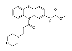 [10-(3-morpholin-4-yl-propionyl)-10H-phenothiazin-2-yl]-carbamic acid methyl ester Structure