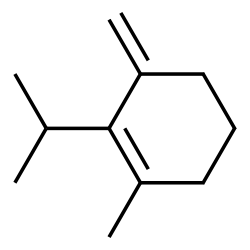 Cyclohexene, 1-methyl-3-methylene-2-(1-methylethyl)- (9CI) structure