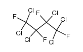 1,1,2,3,4,4-Hexachloro-1,2,3,4-tetrafluorobutane结构式