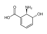 (5S,6S)-6-AMINO-5-HYDROXYCYCLOHEXA-1,3-DIENECARBOXYLIC ACID结构式