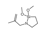 2,2-dimethoxy-1-(2-methylprop-2-enyl)azasilolidine Structure