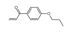 p-Propoxyphenylvinylketon结构式