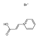 1-(2-carboxyvinyl)pyridin-1-ium bromide结构式