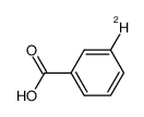 m-deuteriobenzoic acid Structure