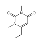 6-ethyl-1,3-dimethylpyrimidine-2,4-dione结构式