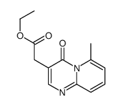 6-Methyl-4-oxo-4H-pyrido[1,2-a]pyrimidine-3-acetic acid ethyl ester结构式