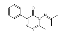 4-isopropylideneamino-3-methyl-6-phenyl-4H-[1,2,4]triazin-5-one Structure