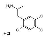 1-(2,4,5-trichlorophenyl)propan-2-amine,hydrochloride结构式