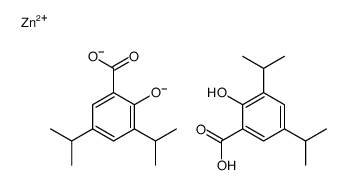 zinc 3,5-diisopropylsalicylate Structure