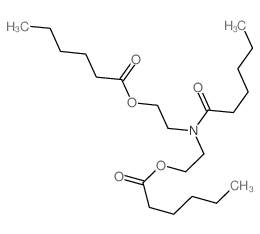 2-(hexanoyl-(2-hexanoyloxyethyl)amino)ethyl hexanoate结构式