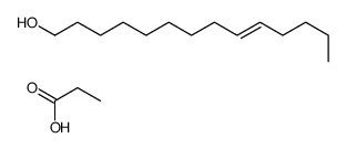 propanoic acid,tetradec-9-en-1-ol结构式