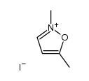 2,5-dimethyl-isoxazolium, iodide Structure