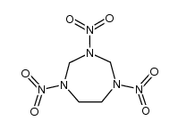 1,3,5-trinitro-[1,3,5]triazepane结构式