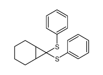 7,7-bis(phenylsulfanyl)bicyclo[4.1.0]heptane结构式