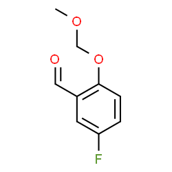 5-Fluoro-2-(methoxymethoxy)benzaldehyde structure