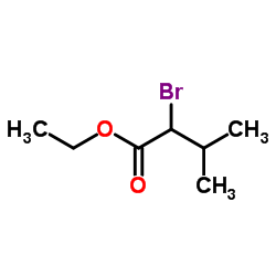 Ethyl 2-bromo-3-methylbutyrate Structure