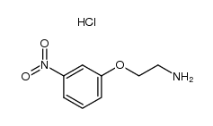 1-amino-2-(3-nitrophenoxy)ethane hydrochloride结构式