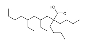 2,2-dibutyl-4,6-diethyldecanoic acid Structure