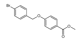 methyl 4-[(4-bromophenyl)methoxy]benzoate结构式