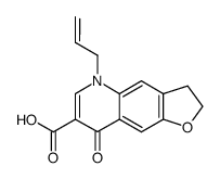 5-allyl-8-oxo-2,3,5,8-tetrahydro-furo[2,3-g]quinoline-7-carboxylic acid结构式