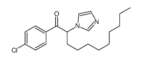 1-(4-chlorophenyl)-2-imidazol-1-ylundecan-1-one Structure