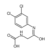 [2-(3,4-dichloroanilino)-2-oxoethyl]carbamic acid结构式