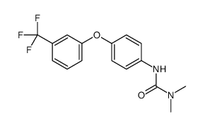 1,1-dimethyl-3-[4-[3-(trifluoromethyl)phenoxy]phenyl]urea Structure