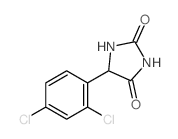 2,4-Imidazolidinedione,5-(2,4-dichlorophenyl)-结构式