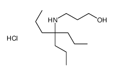 3-(4-propylheptan-4-ylamino)propan-1-ol,hydrochloride Structure