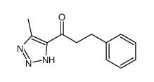 1-(5-methyl-2H-triazol-4-yl)-3-phenylpropan-1-one Structure