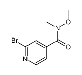 2-Bromo-N-methoxy-N-methylisonicotinamide picture