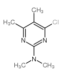 4-氯-N,N,5,6-四甲基嘧啶-2-胺结构式