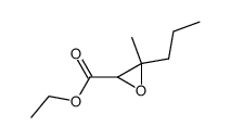 3-methyl-3-propyl-oxiranecarboxylic acid ethyl ester结构式