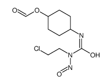 [4-[[2-chloroethyl(nitroso)carbamoyl]amino]cyclohexyl] formate Structure