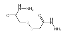 Dithioglycollic dihydrazide Structure