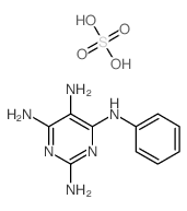 Sulfuric acid compound with N~4~-phenyl-2,4,5,6-pyrimidinetetramine (1:1) picture