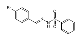 N'-(4-bromobenzylidene)benzenesulfonohydrazide结构式