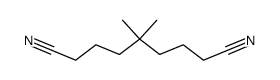 5,5-dimethyl-nonanedinitrile结构式