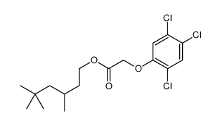 3,5,5-trimethylhexyl 2-(2,4,5-trichlorophenoxy)acetate结构式