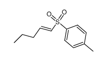 (E)-1-(p-toluenesulfonyl)-pentene结构式